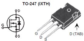 IXTH30N60P, Стандартный N-канальный силовой MOSFET